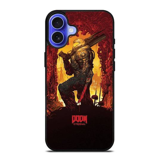 DOOM ETERNAL GAMES LOGO iPhone 16 Case Cover