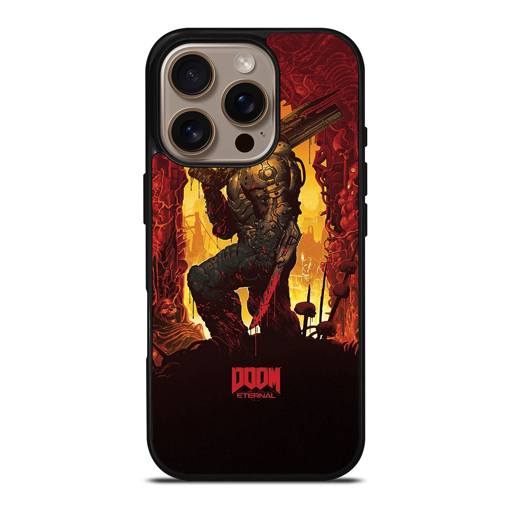 DOOM ETERNAL GAMES LOGO iPhone 16 Pro Case Cover