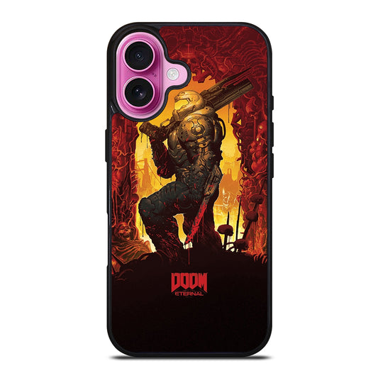 DOOM ETERNAL GAMES LOGO iPhone 16 Plus Case Cover