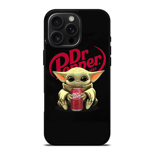 DR PEPPER BABY YODA iPhone 16 Pro Max Case Cover