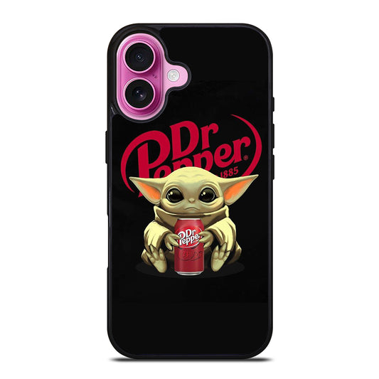 DR PEPPER BABY YODA iPhone 16 Plus Case Cover