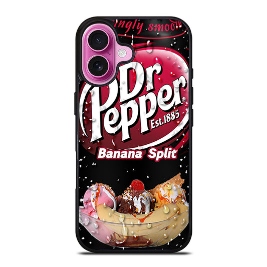 DR PEPPER BANANA SOFT DRINK iPhone 16 Plus Case Cover