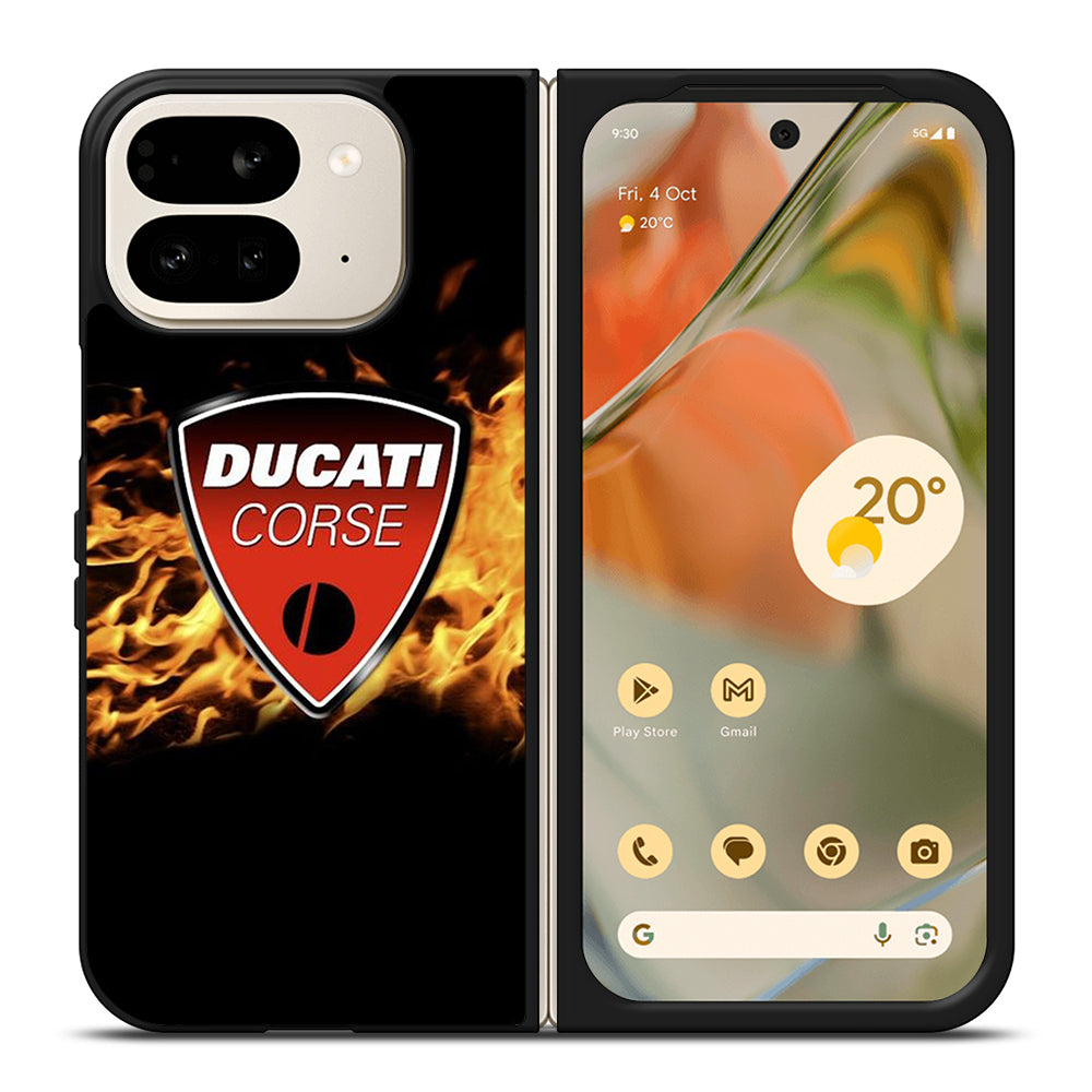 DUCATI FLAME LOGO Google Pixel 9 Pro Fold Case Cover