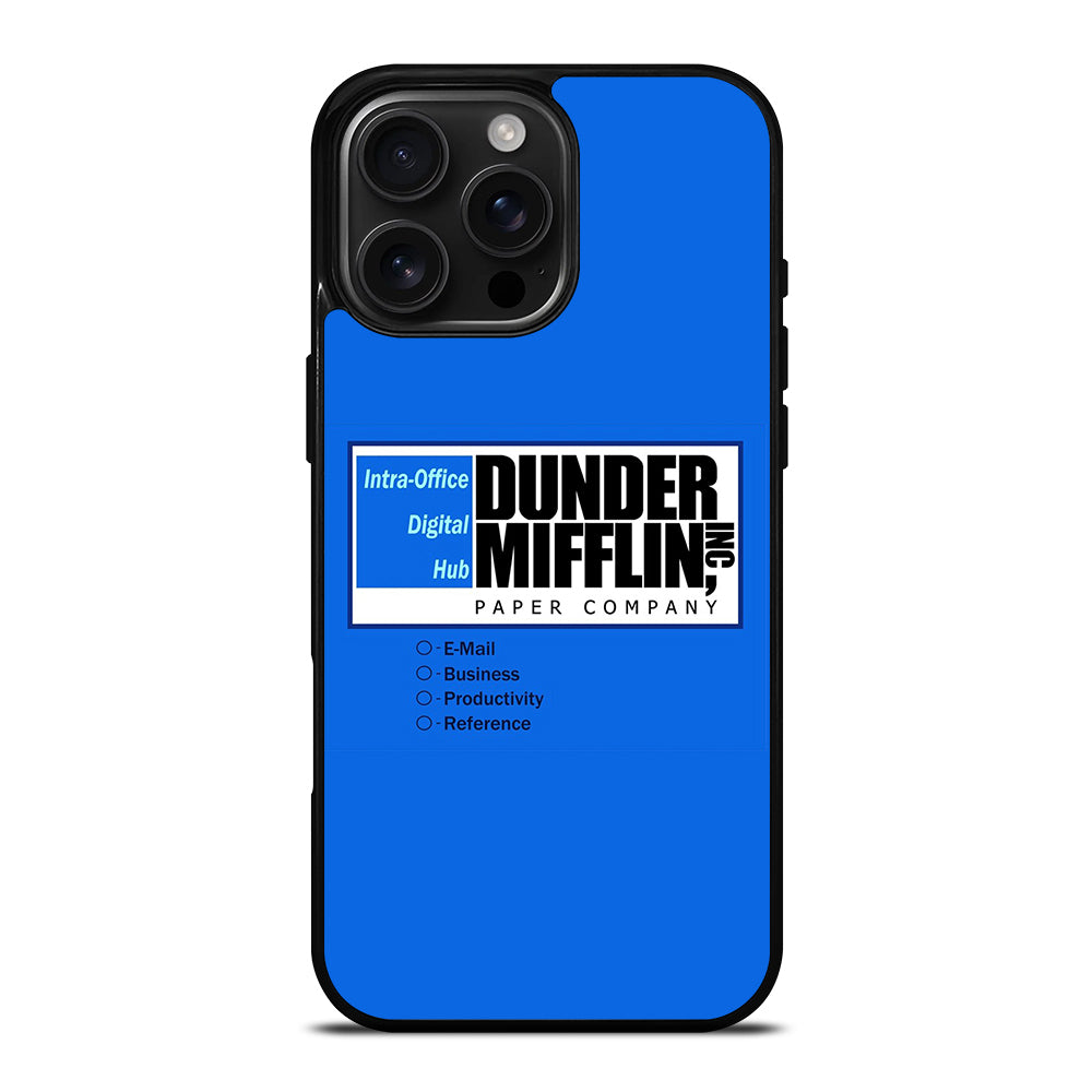 DUNDER MIFFLIN LOGO 3 iPhone 16 Pro Max Case Cover