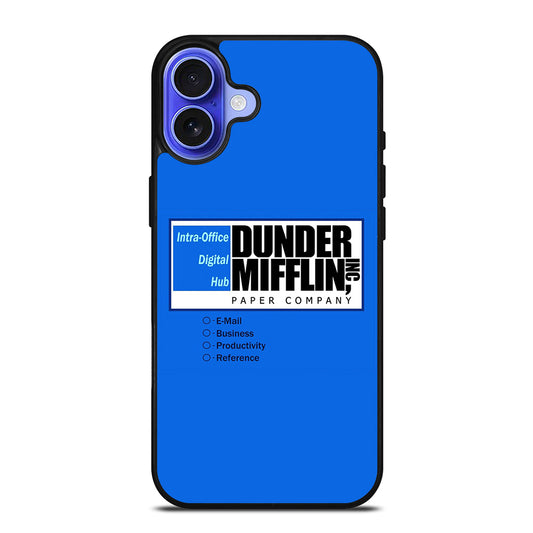 DUNDER MIFFLIN LOGO 3 iPhone 16 Case Cover