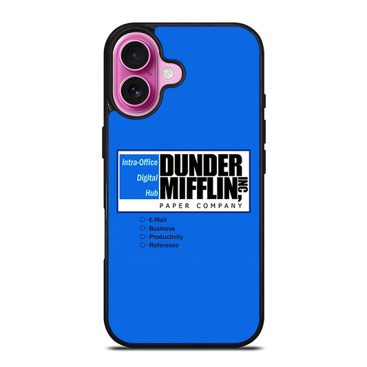 DUNDER MIFFLIN LOGO 3 iPhone 16 Plus Case Cover