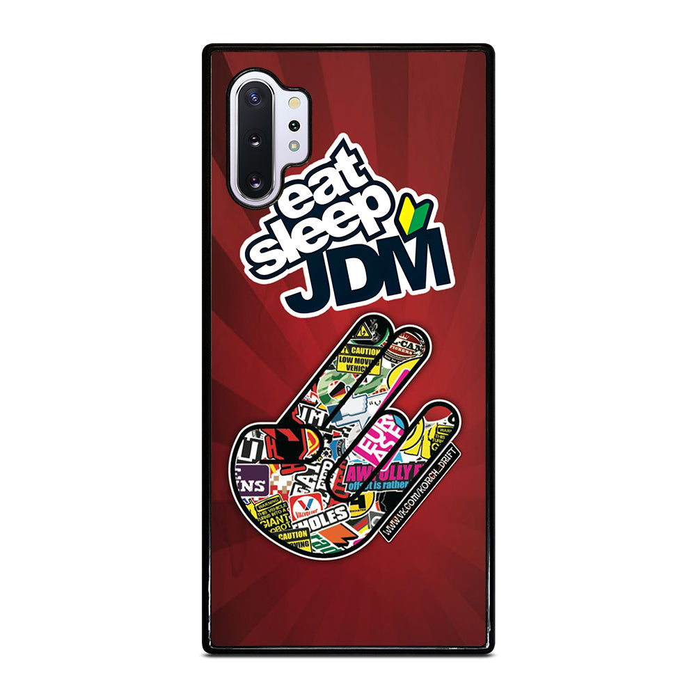 EAT SLEEP JDM LOGO Samsung Galaxy Note 10 Plus Case Cover