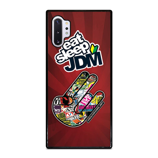 EAT SLEEP JDM LOGO Samsung Galaxy Note 10 Plus Case Cover