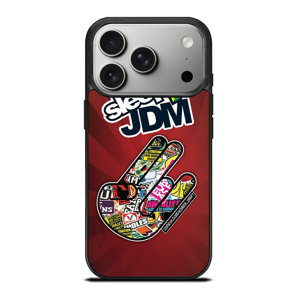 EAT SLEEP JDM LOGO iPhone 17 Pro Case Cover