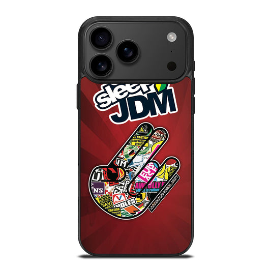 EAT SLEEP JDM LOGO iPhone 17 Pro Max Case Cover