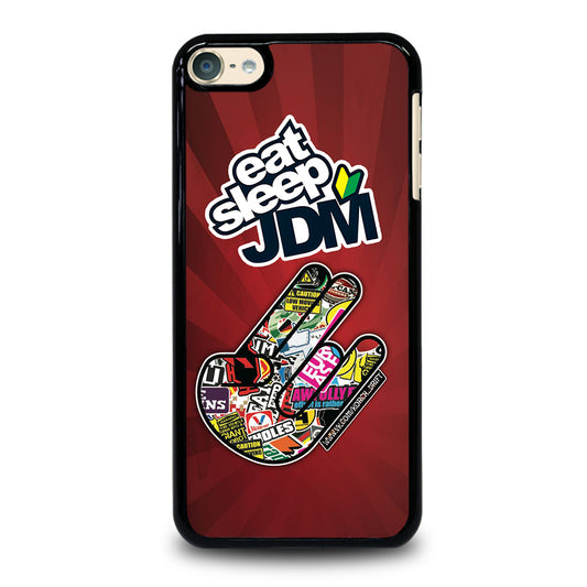 EAT SLEEP JDM LOGO iPod Touch 6 Case Cover