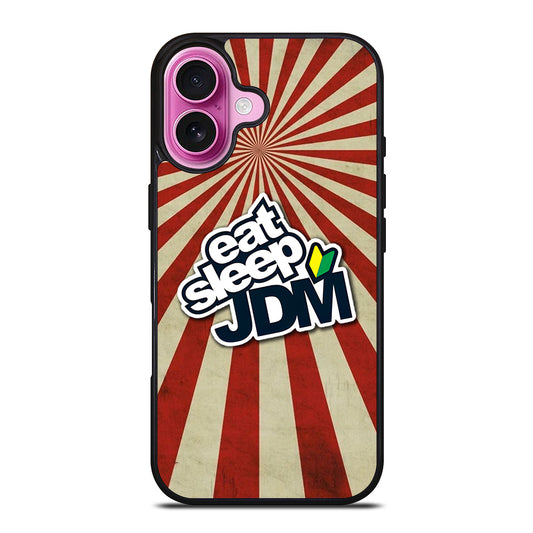 EAT SLEEP JDM SYMBOL iPhone 16 Plus Case Cover