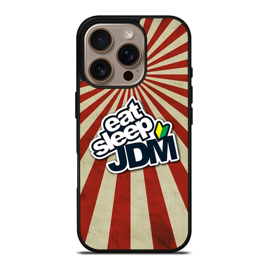 EAT SLEEP JDM SYMBOL iPhone 16 Pro Case Cover