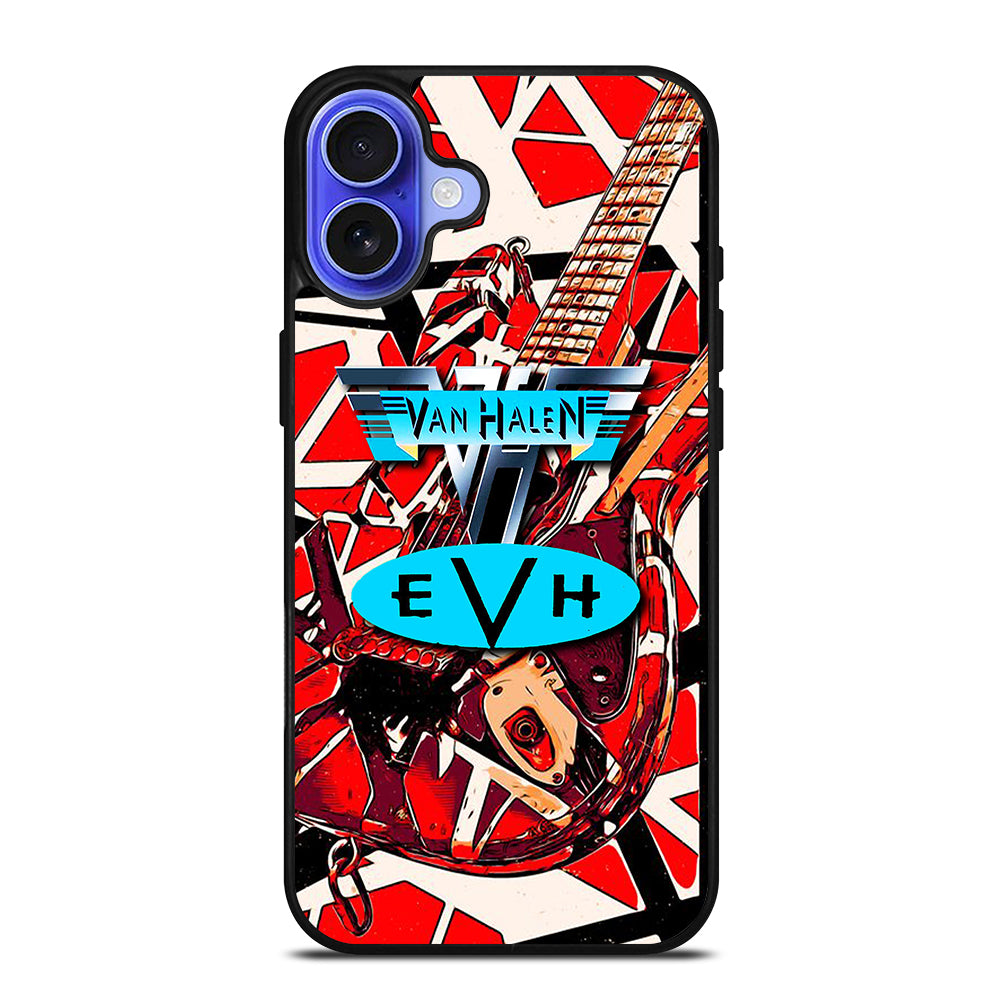 EDDIE VAN HALEN GUITAR LOGO 2 iPhone 16 Case Cover