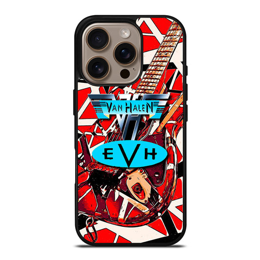 EDDIE VAN HALEN GUITAR LOGO 2 iPhone 16 Pro Case Cover