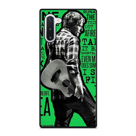 ED SHEERAN Samsung Galaxy Note 10 Case Cover