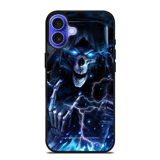 ELECTRIC SKULL BONE 2 iPhone 16 Case Cover