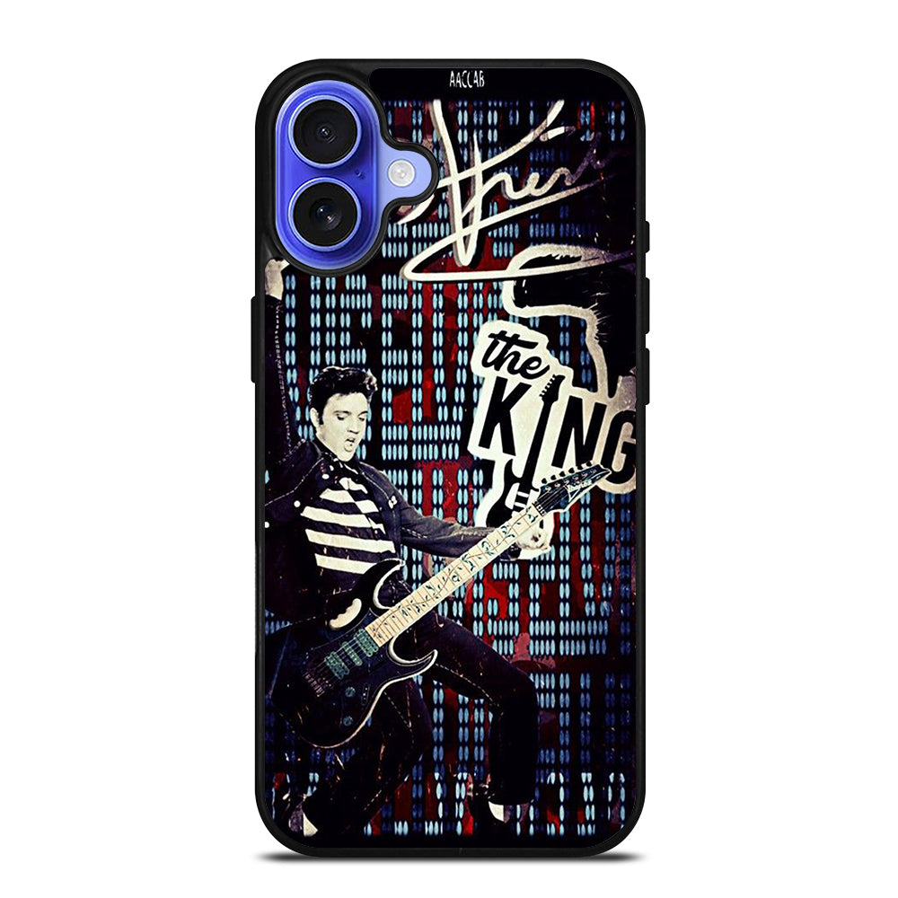 ELVIS PRESLEY KING SINGER iPhone 16 Case Cover