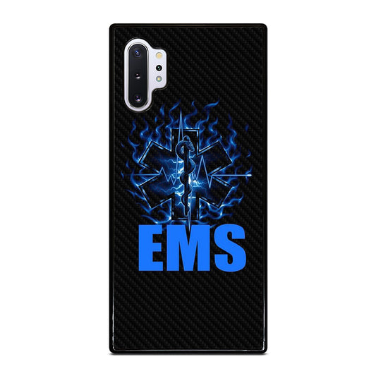 EMT EMS MEDICAL CARBON LOGO 2 Samsung Galaxy Note 10 Plus Case Cover