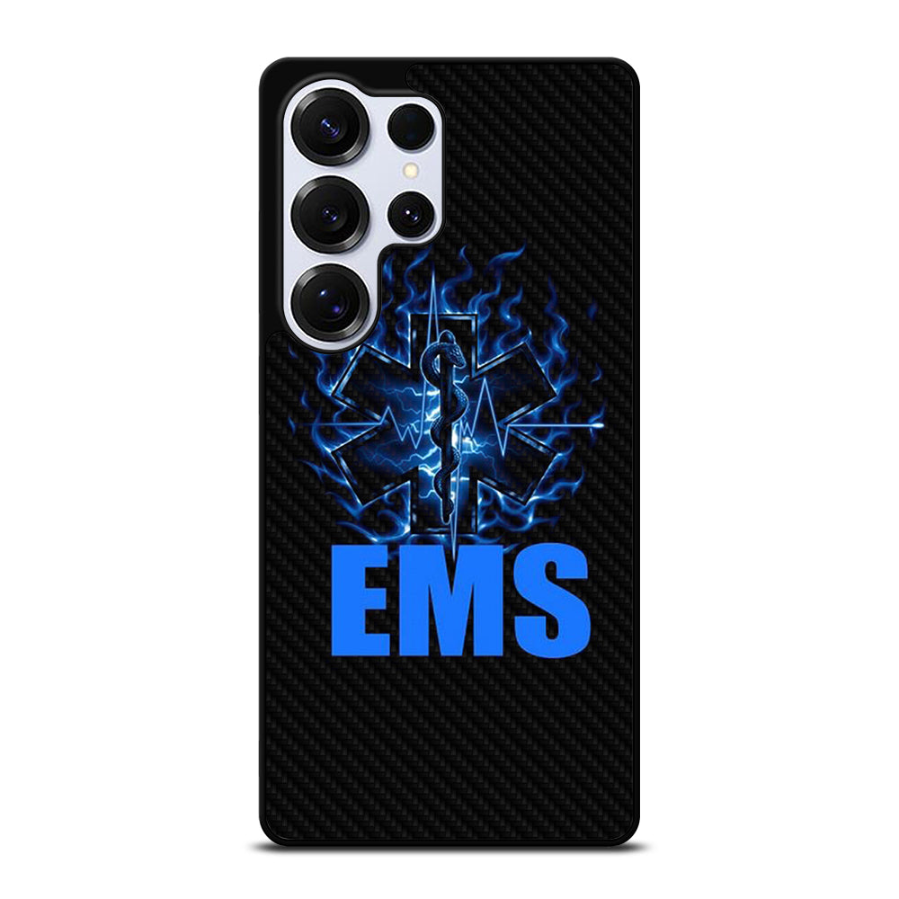 EMT EMS MEDICAL CARBON LOGO 2 Samsung Galaxy S25 Ultra Case Cover