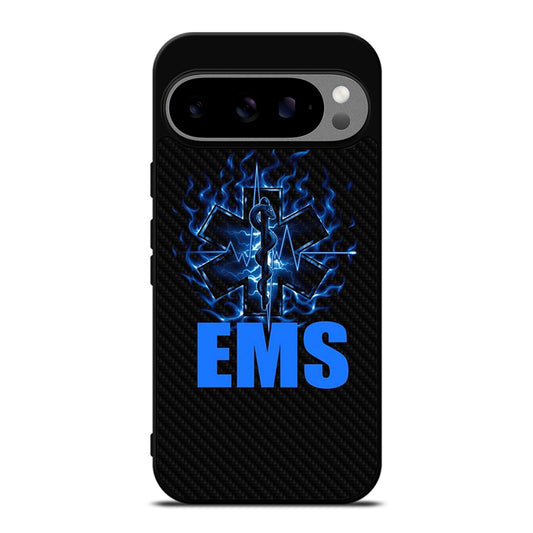EMT EMS MEDICAL CARBON LOGO 2 Google Pixel 9 Pro XL Case Cover