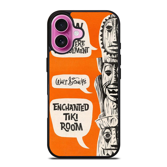 ENCHANTED TIKI ROOM DISNEY POSTER iPhone 16 Plus Case Cover