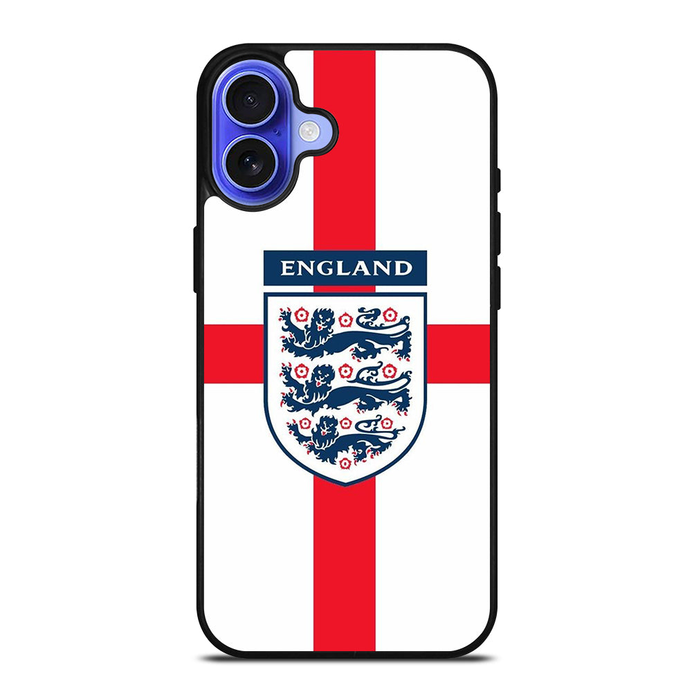 ENGLAND FOOTBALL THREE LIONS LOGO iPhone 16 Case Cover