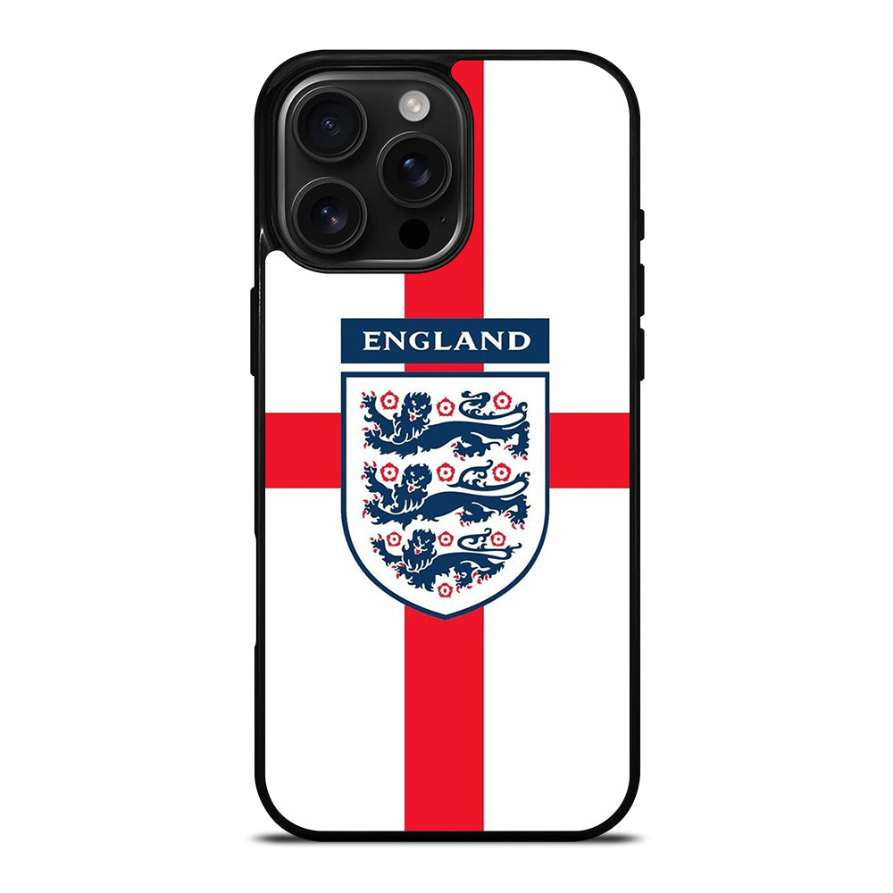 ENGLAND FOOTBALL THREE LIONS LOGO iPhone 16 Pro Max Case Cover