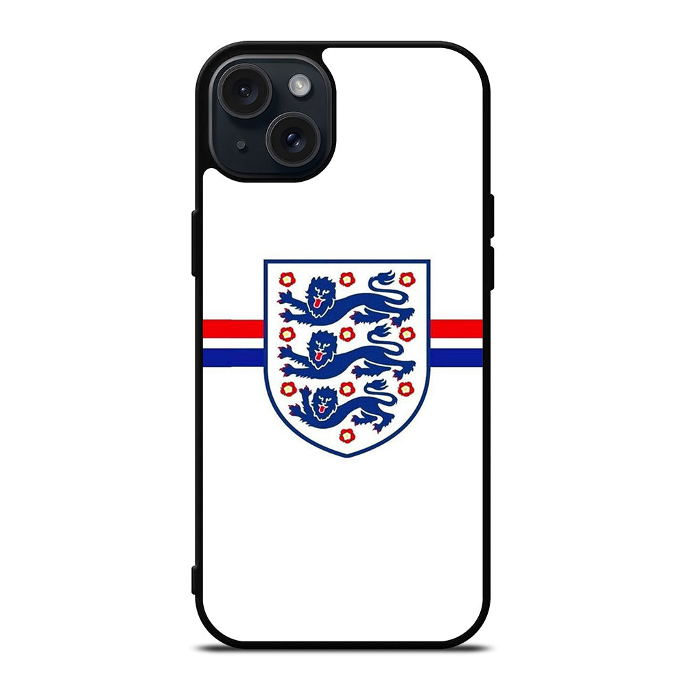 ENGLAND FOOTBALL THREE LIONS SYMBOL iPhone 15 Plus Case Cover