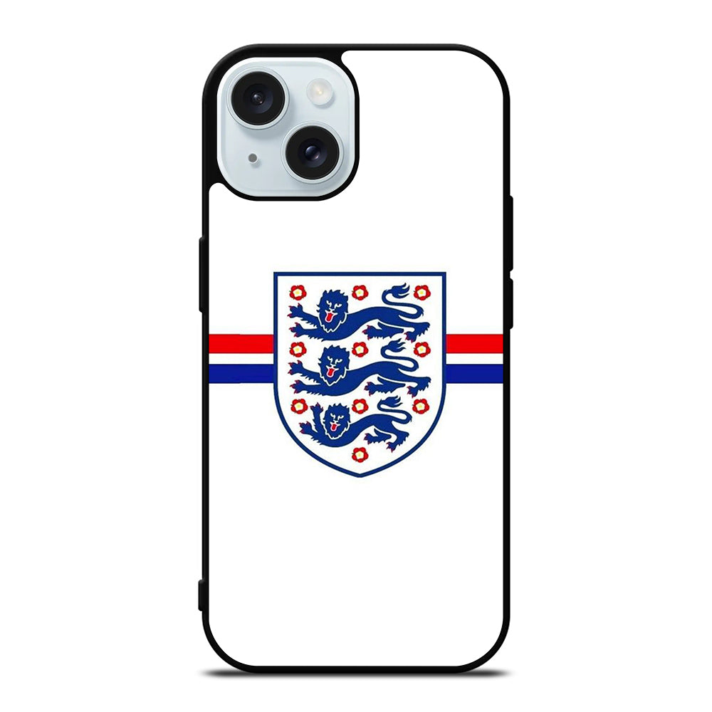 ENGLAND FOOTBALL THREE LIONS SYMBOL iPhone 15 Case Cover