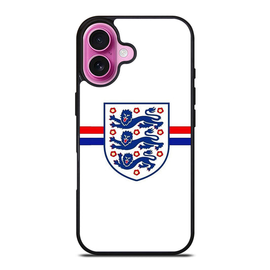 ENGLAND FOOTBALL THREE LIONS SYMBOL iPhone 16 Plus Case Cover