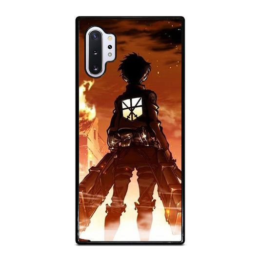 EREN YEAGER ATTACK ON TITAN ANIME SERIES Samsung Galaxy Note 10 Plus Case Cover