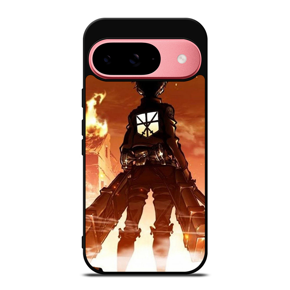 EREN YEAGER ATTACK ON TITAN ANIME SERIES Google Pixel 9 Case Cover