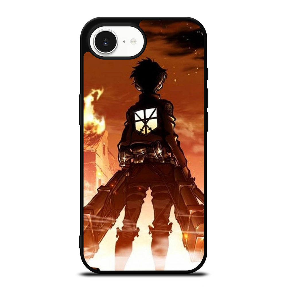 EREN YEAGER ATTACK ON TITAN ANIME SERIES iPhone 16e Case Cover