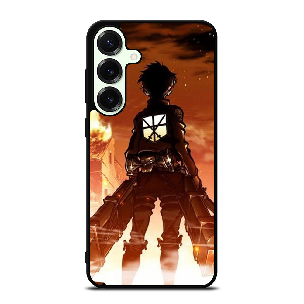 EREN YEAGER ATTACK ON TITAN ANIME SERIES Samsung Galaxy S25 Plus Case Cover