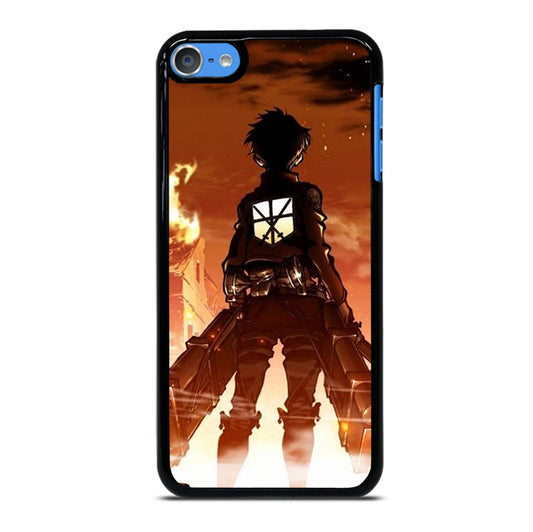 EREN YEAGER ATTACK ON TITAN ANIME SERIES iPod Touch 7 Case Cover