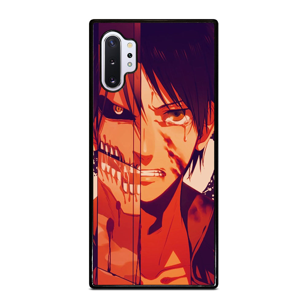 EREN YEAGER ATTACK ON TITAN FACE Samsung Galaxy Note 10 Plus Case Cover