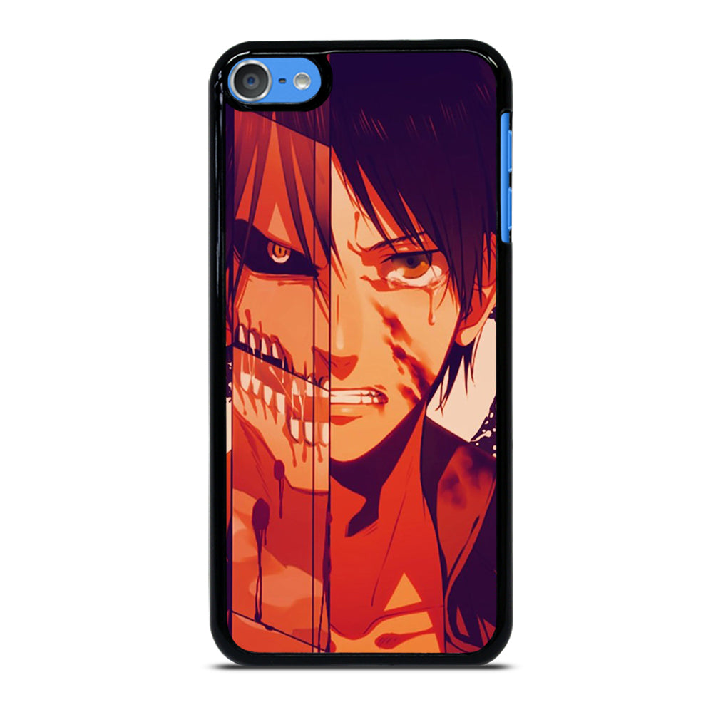 EREN YEAGER ATTACK ON TITAN FACE iPod Touch 7 Case Cover