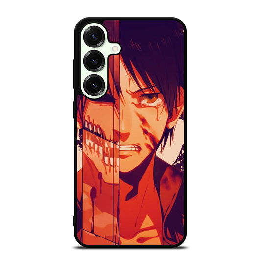 EREN YEAGER ATTACK ON TITAN FACE Samsung Galaxy S25 Plus Case Cover