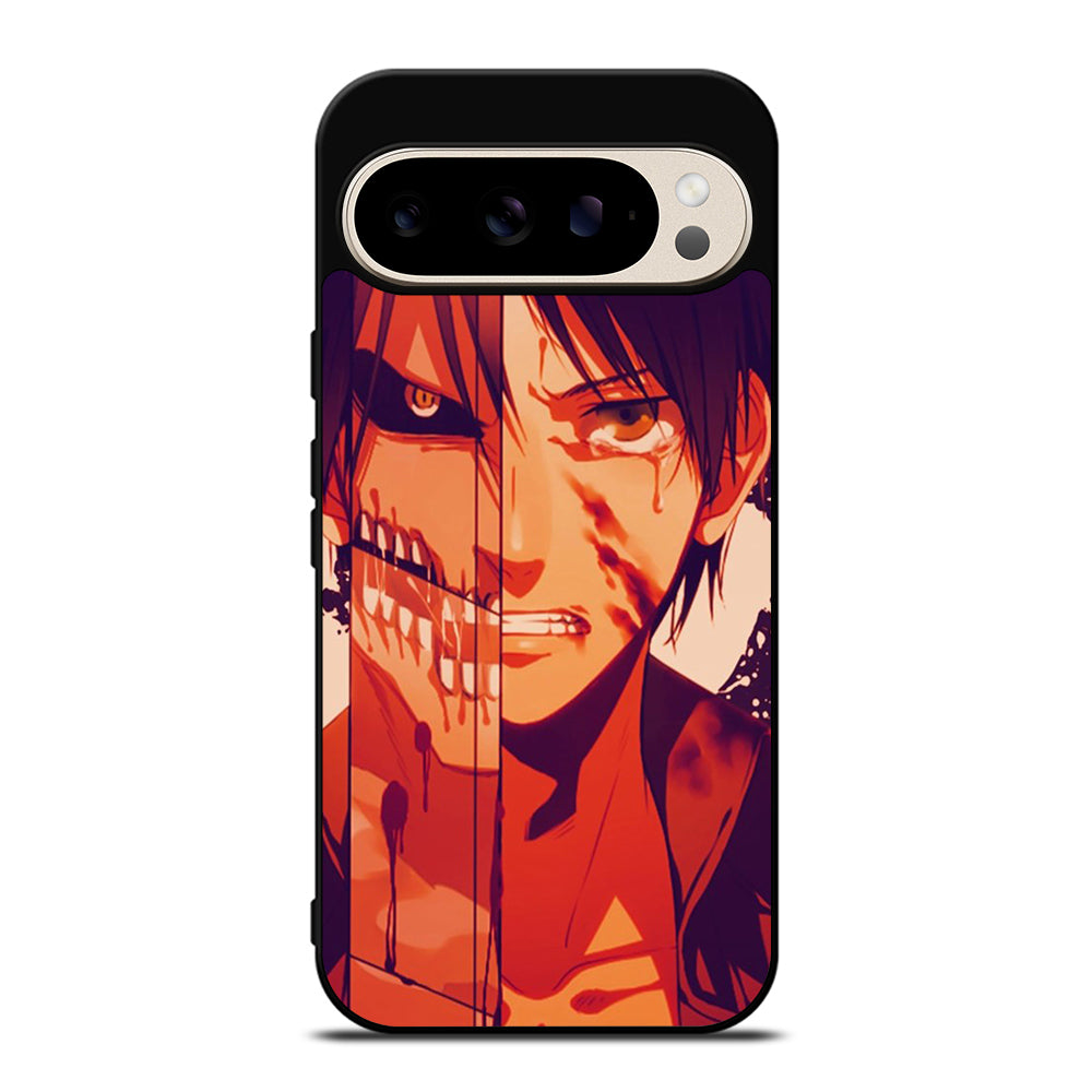 EREN YEAGER ATTACK ON TITAN FACE Google Pixel 9 Pro Case Cover