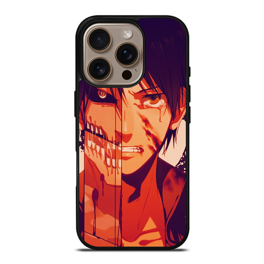 EREN YEAGER ATTACK ON TITAN FACE iPhone 16 Pro Case Cover