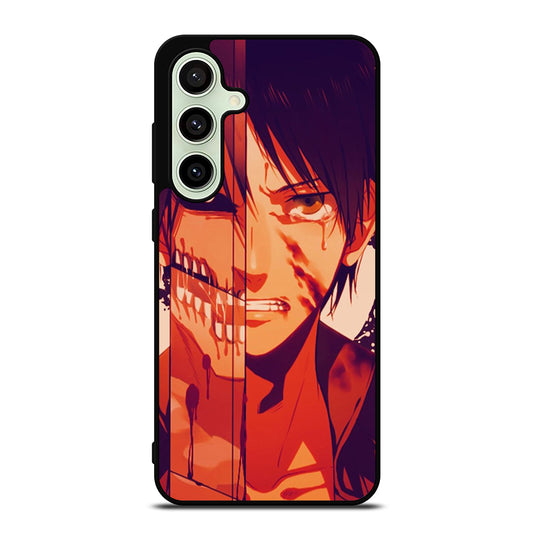 EREN YEAGER ATTACK ON TITAN FACE Samsung Galaxy S24 FE Case Cover
