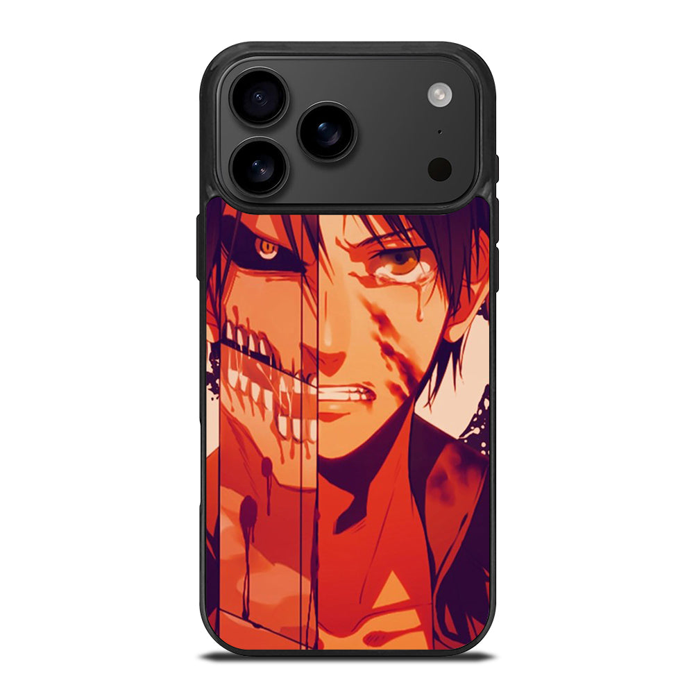 EREN YEAGER ATTACK ON TITAN FACE iPhone 17 Pro Max Case Cover