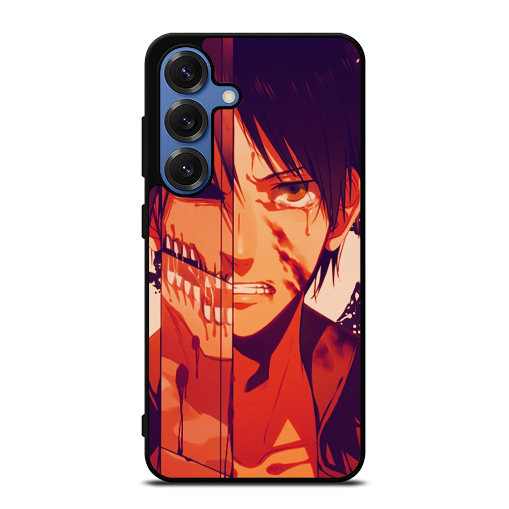EREN YEAGER ATTACK ON TITAN FACE Samsung Galaxy S26 Case Cover