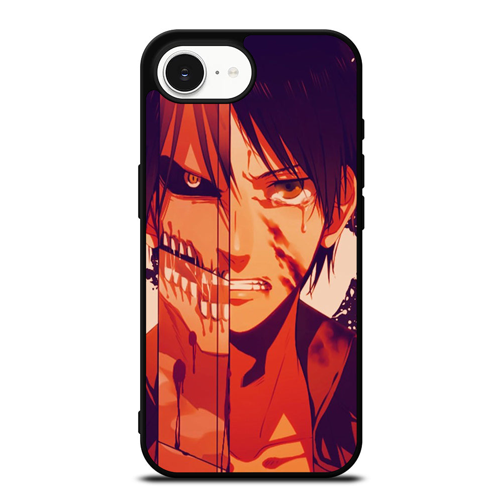 EREN YEAGER ATTACK ON TITAN FACE iPhone 16e Case Cover