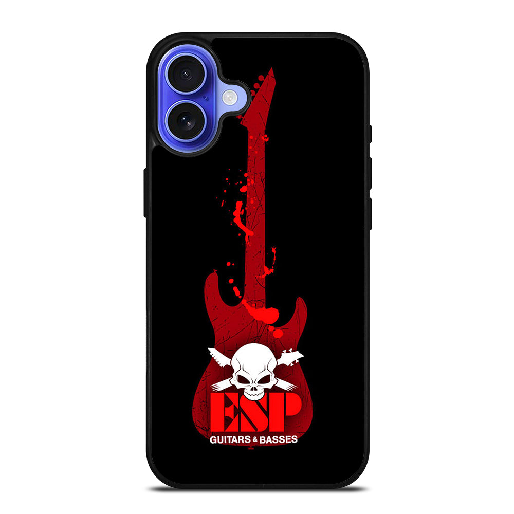 ESP GUITARS AND BASSES LOGO 1 iPhone 16 Case Cover