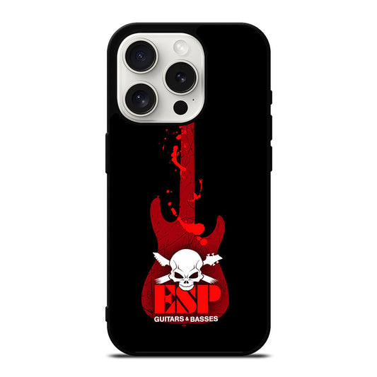 ESP GUITARS AND BASSES LOGO 1 iPhone 15 Pro Case Cover