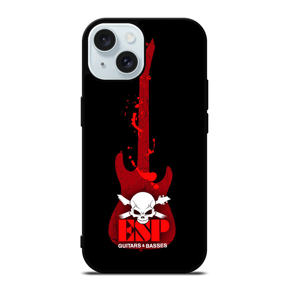 ESP GUITARS AND BASSES LOGO 1 iPhone 15 Case Cover