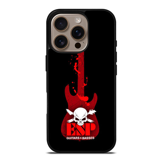 ESP GUITARS AND BASSES LOGO 1 iPhone 16 Pro Case Cover