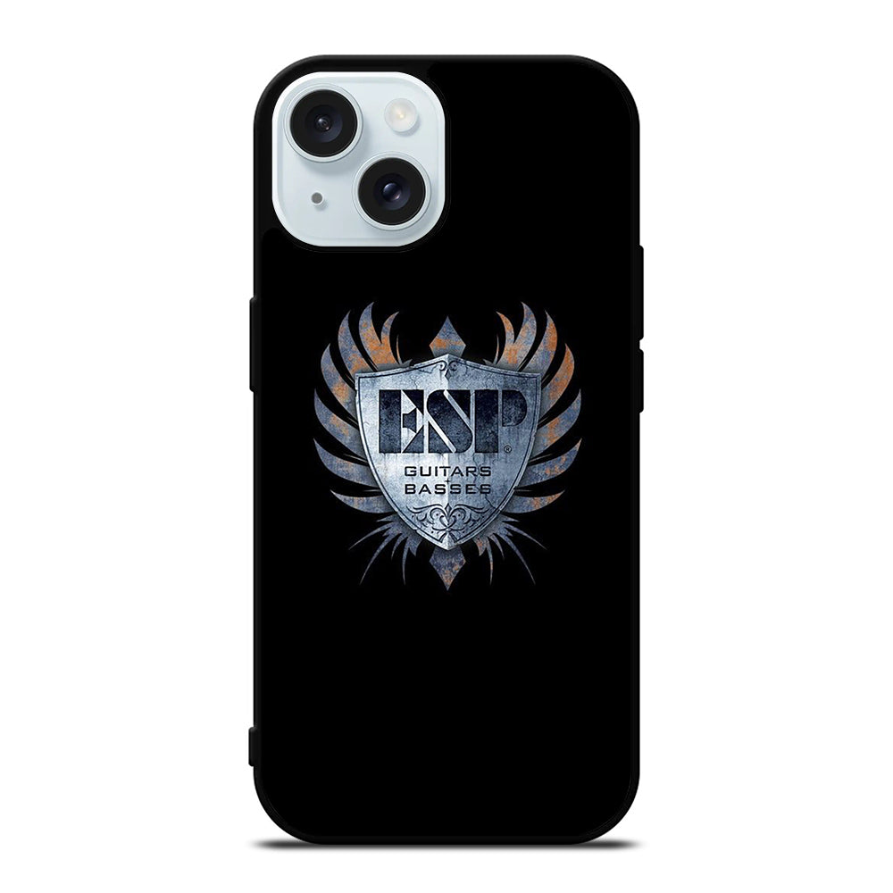 ESP GUITARS AND BASSES LOGO 2 iPhone 15 Case Cover